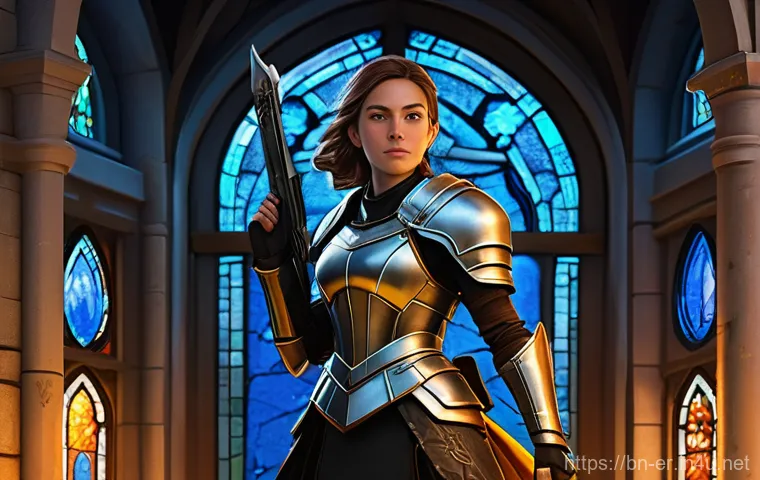 이터널리턴 아이템 활용 팁 - A vibrant, action-oriented digital painting of a young, agile female character, perhaps resembling J...