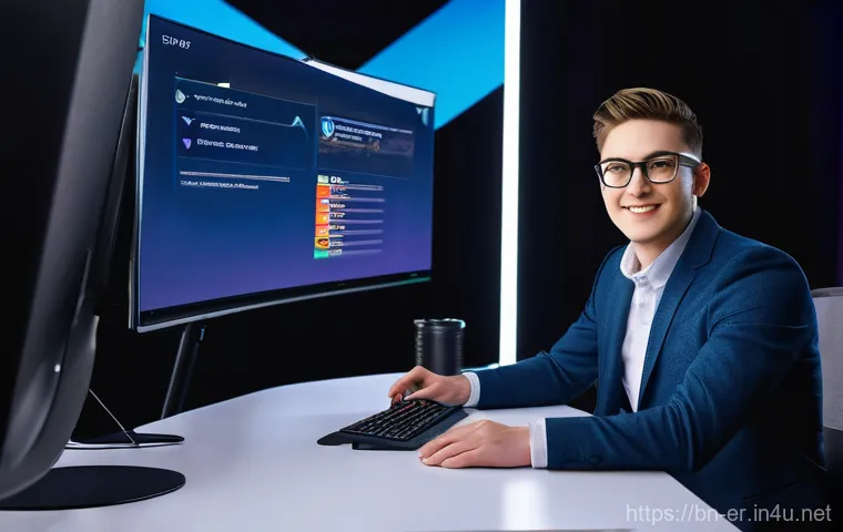 이터널리턴 스트리머와 협업 콘텐츠 - **Prompt: Immersive VR Gaming in a Futuristic Setting**
    "A young adult, gender-neutral person (w...