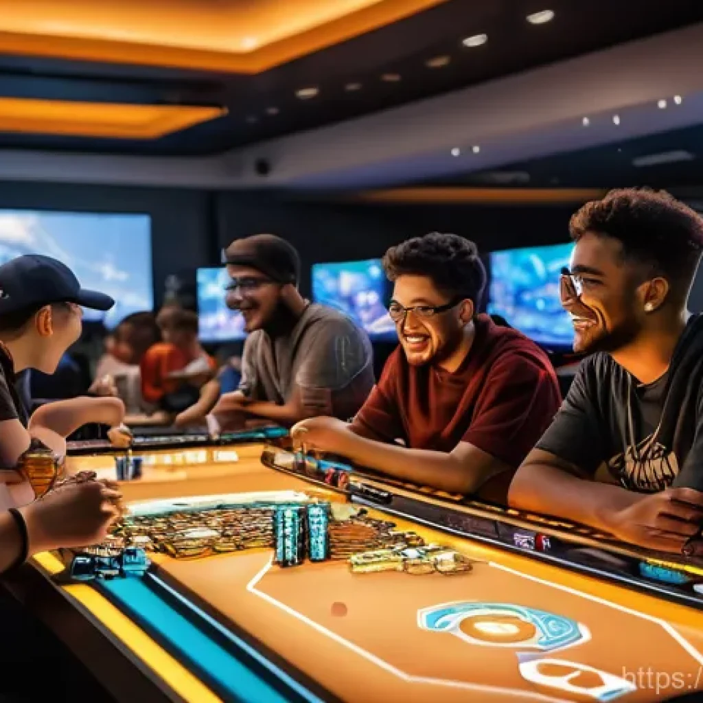 이터널리턴 팬 커뮤니티 이벤트 - **"Eternal Return" Community Gathering:** A cheerful and inclusive indoor fan event for "Eternal Ret...