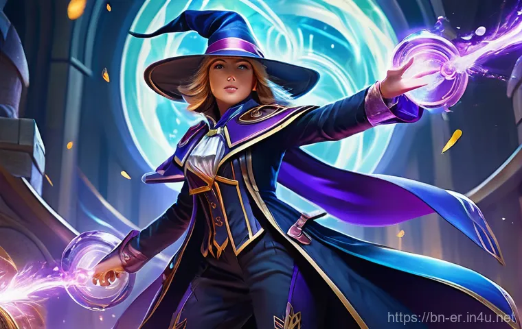 이터널리턴 트리플킬 공략법 - A dynamic full-body action shot of Fiora from Eternal Return, depicted mid-combat in a narrow, dimly...