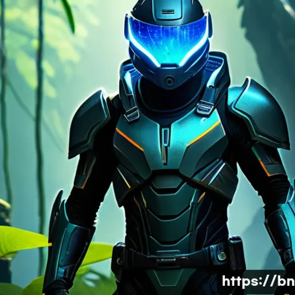 이터널리턴 인기 장비 모음 - **Prompt 1: Armored Explorer on a Bioluminescent Island**
"A highly detailed, full-body image of...