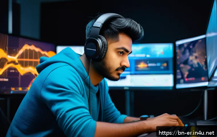 이터널리턴 인기 유튜버 추천 - A professional Bengali male YouTuber in a modern gaming setup, wearing casual clothes and headphones...